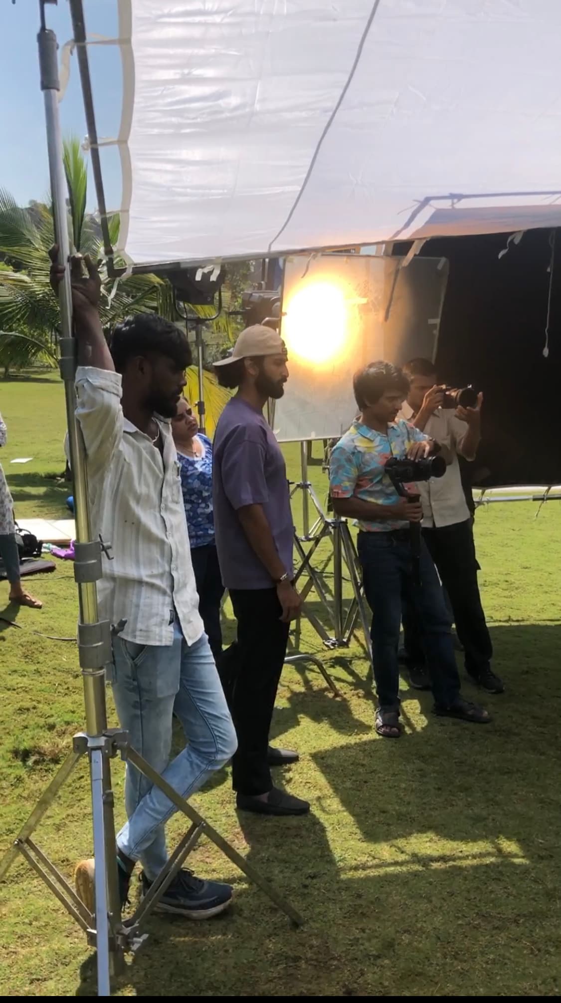 Behind the scenes